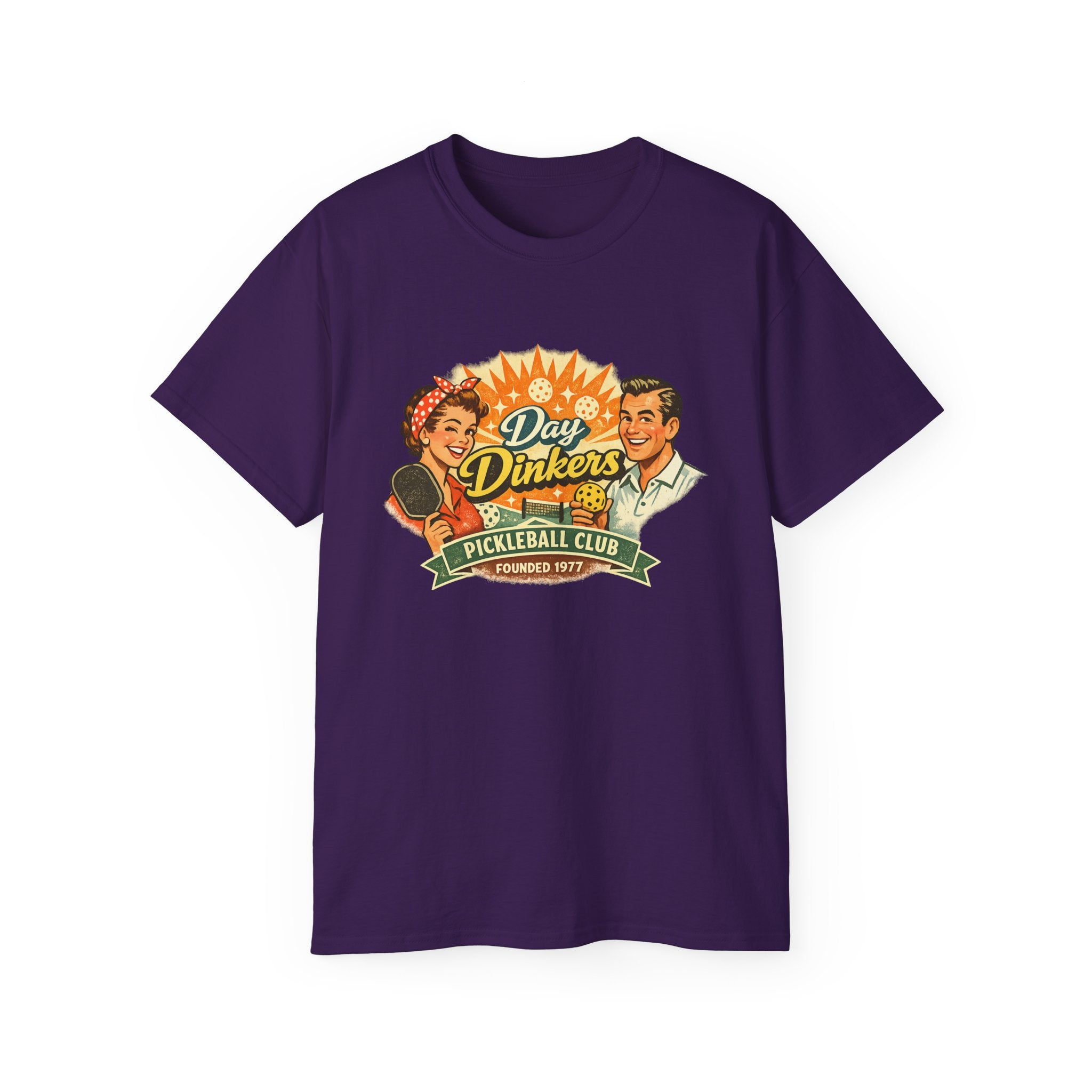 Day Drinkers Pickleball Club T-Shirt — Retro Pickleball Tee