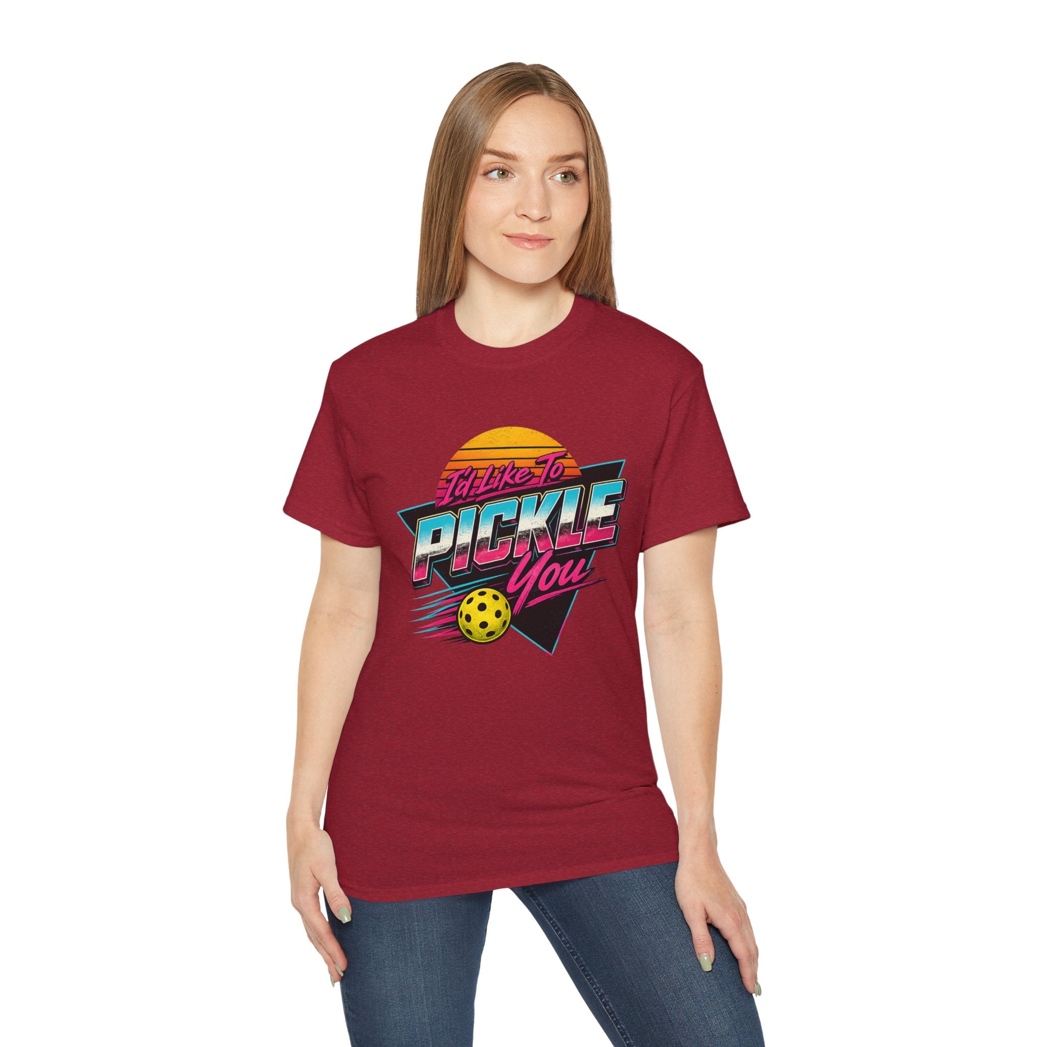 Retro 'I'll Like to Pickle You' Pickleball Tee