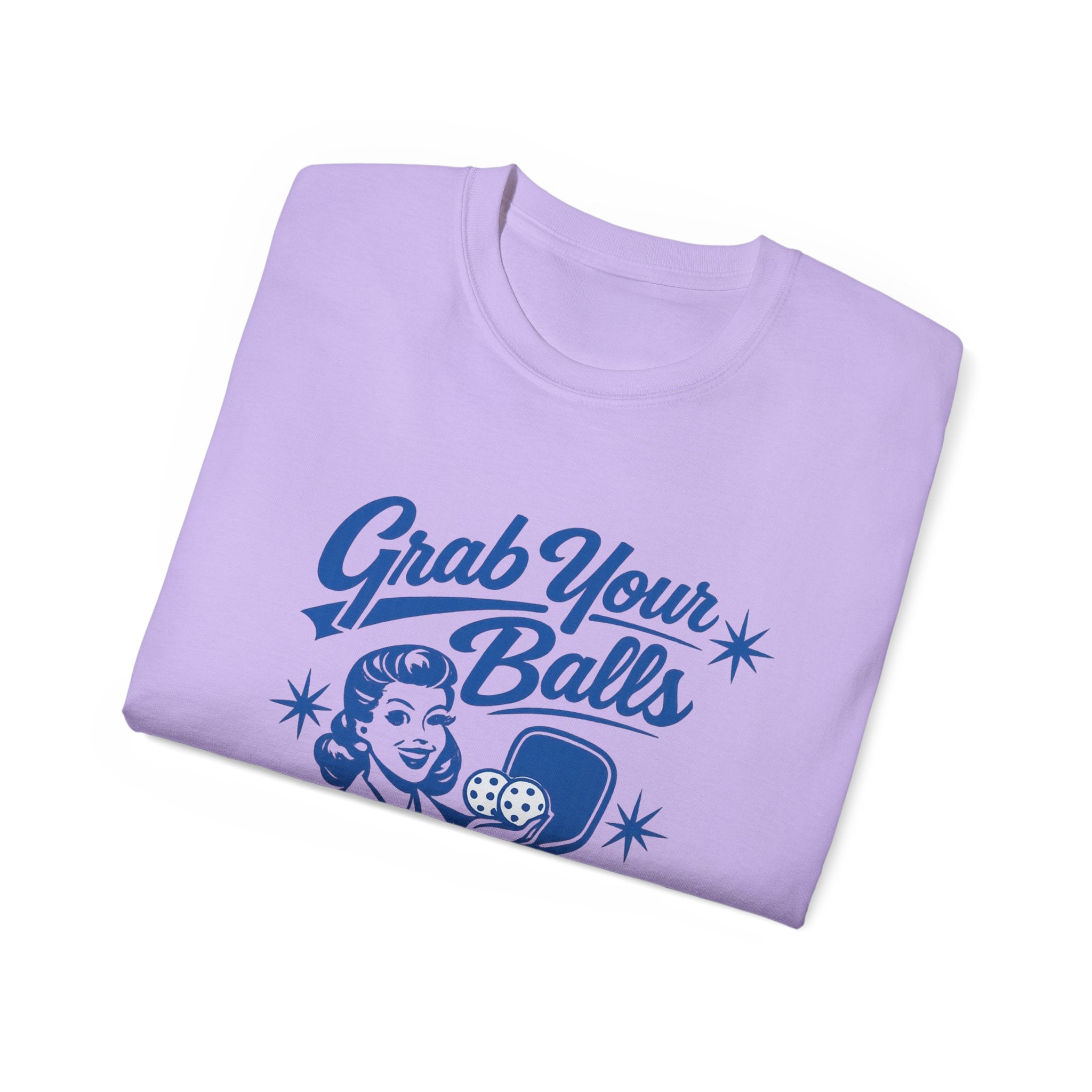 Grab Your Balls Pickleball T‑Shirt — Funny Retro Pickleball Tee