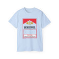 Pickleball Warning T‑Shirt — 'Pickleball: Playing Will Cause Addiction' Cotton Tee