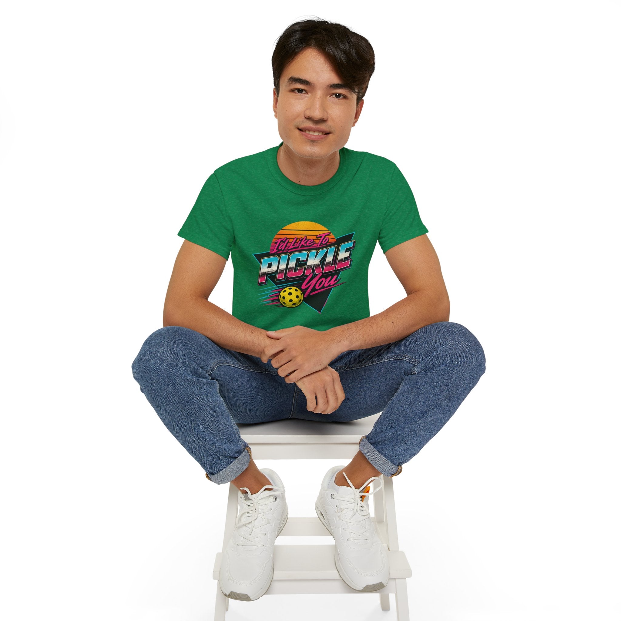 Retro 'I'll Like to Pickle You' Pickleball Tee