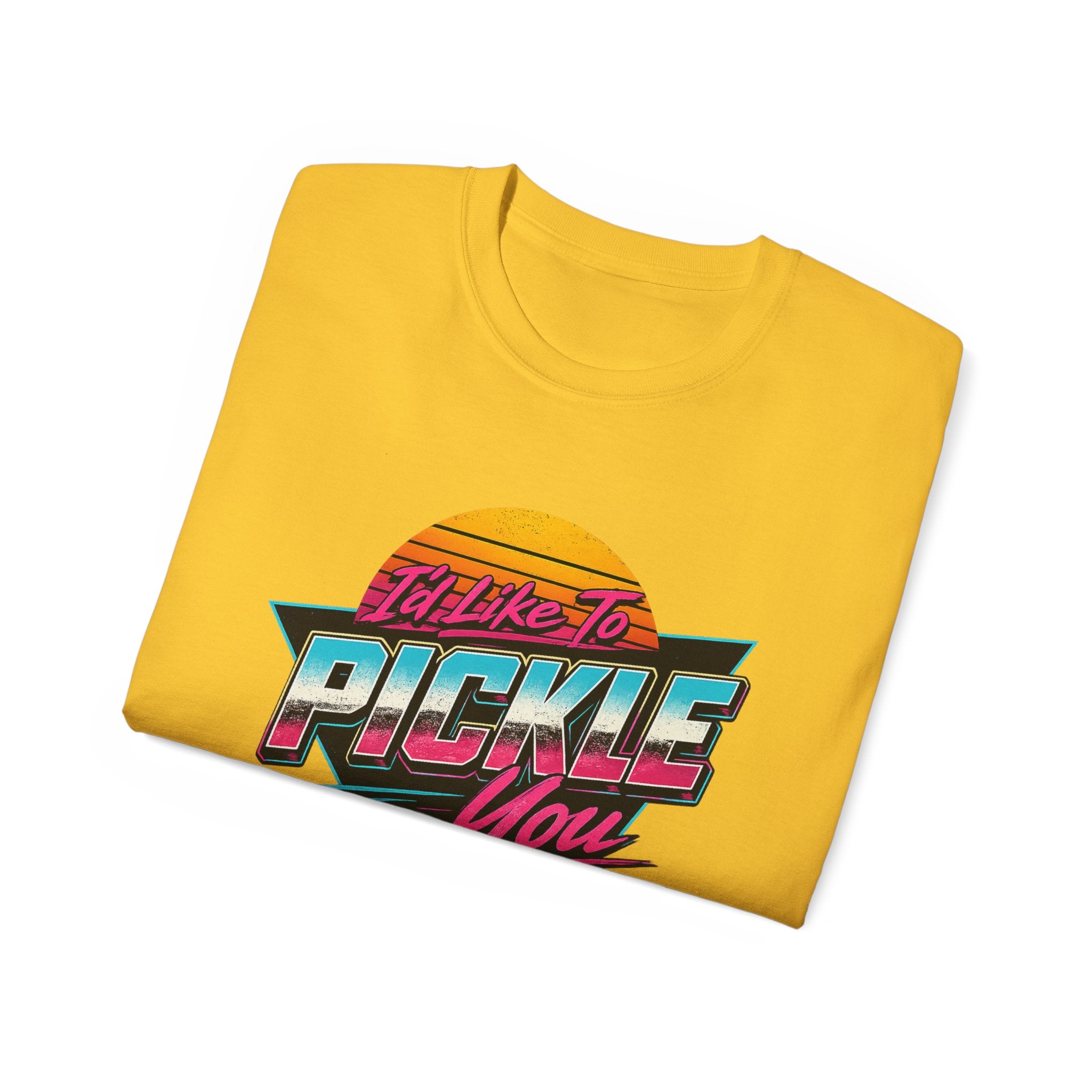 Retro 'I'll Like to Pickle You' Pickleball Tee