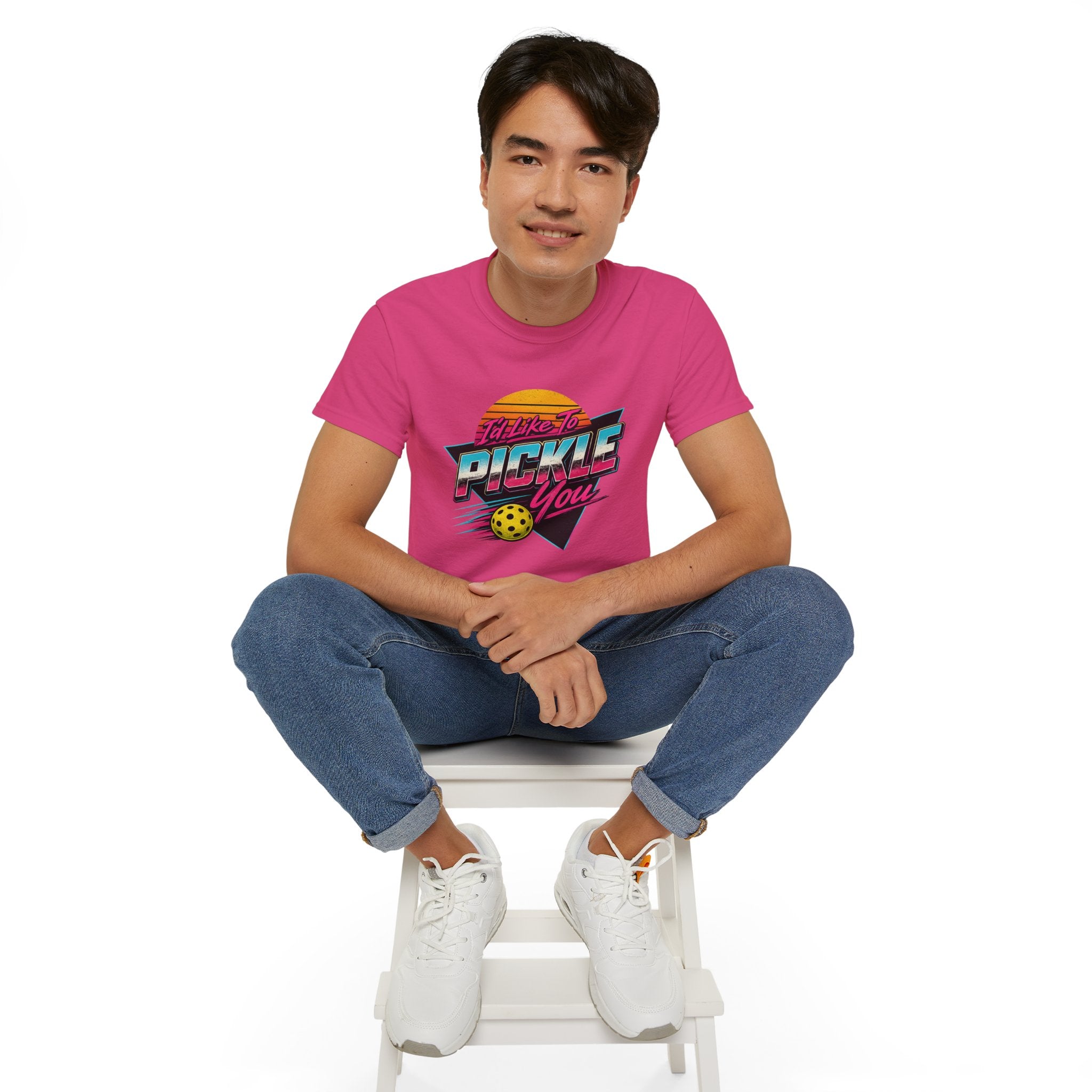 Retro 'I'll Like to Pickle You' Pickleball Tee