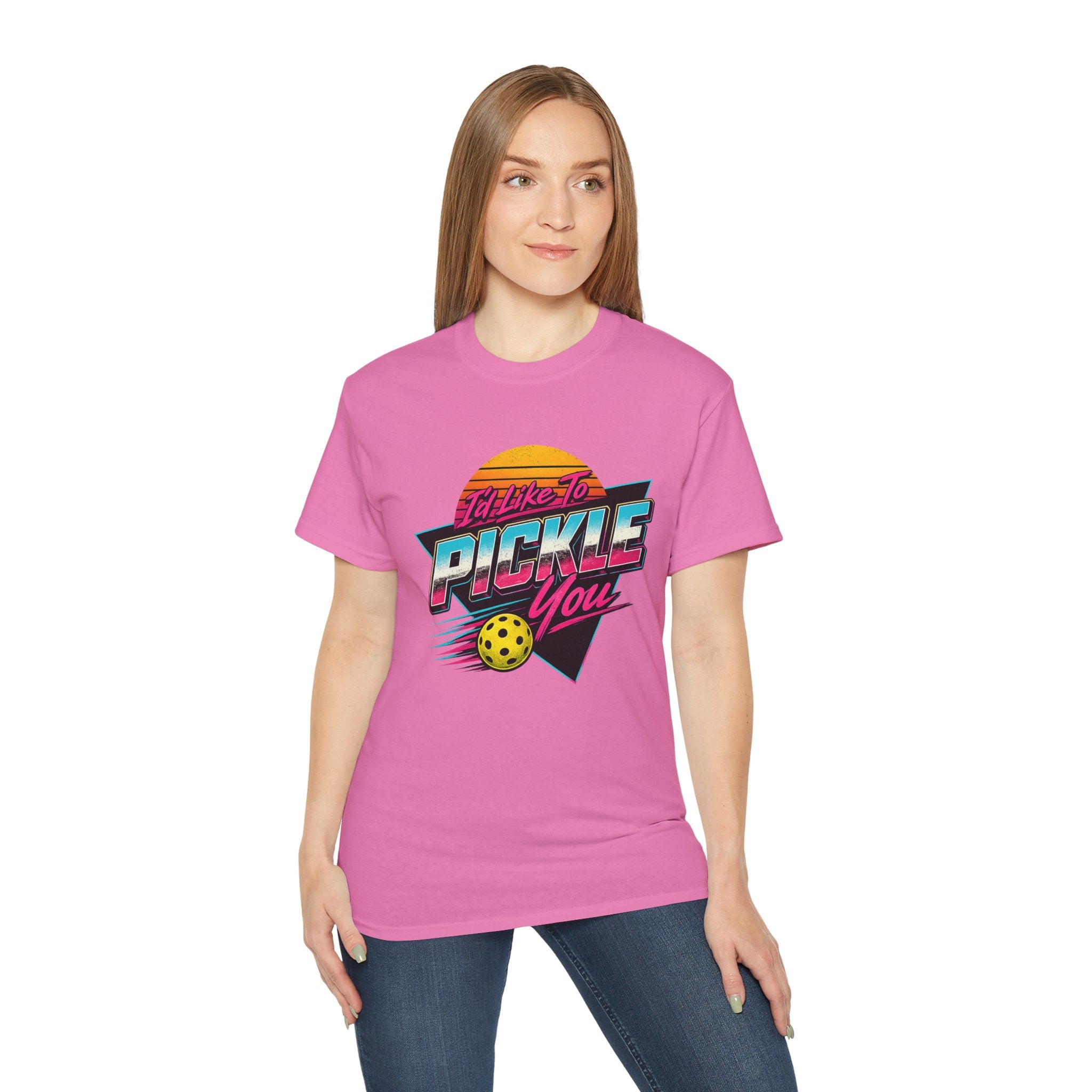 Retro 'I'll Like to Pickle You' Pickleball Tee