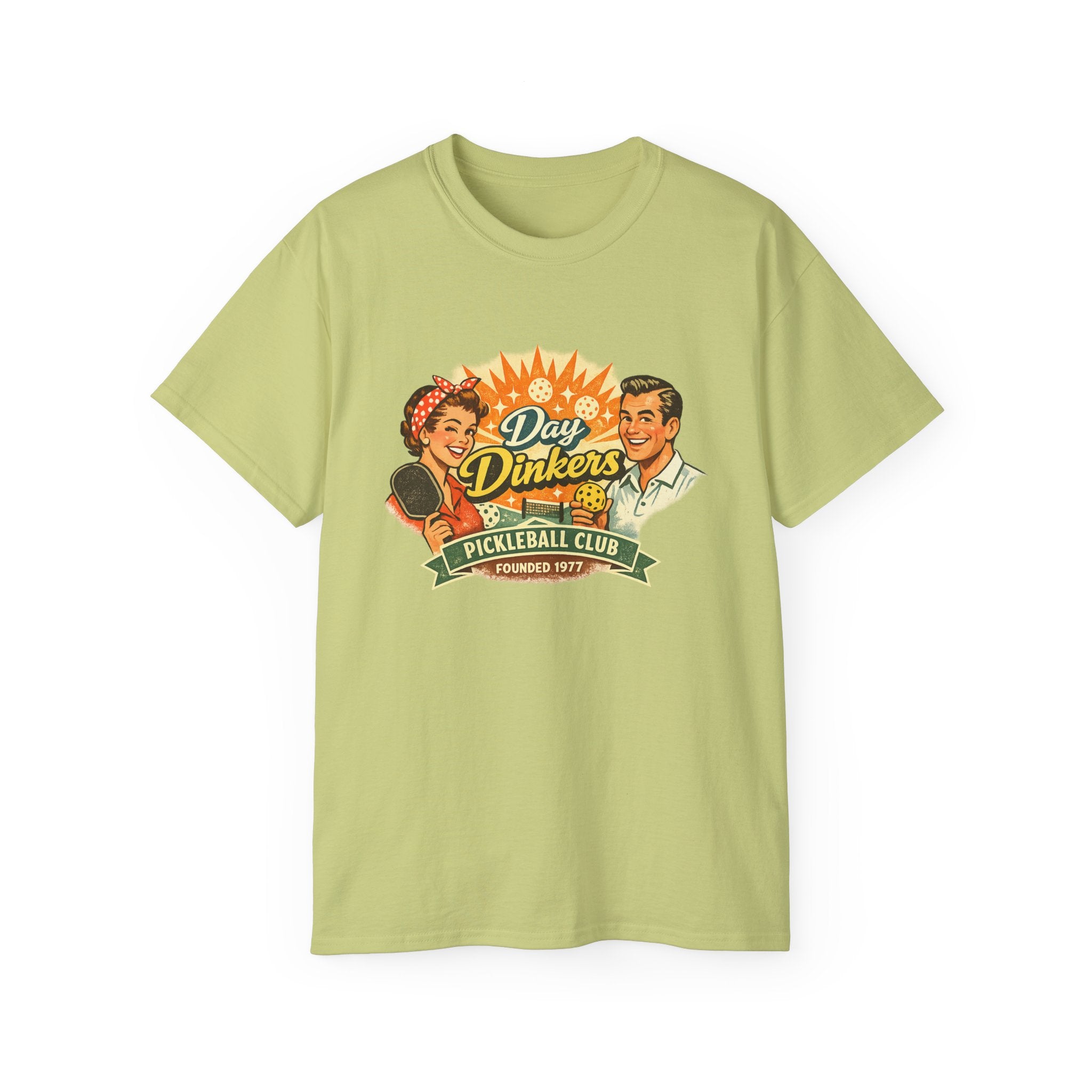 Day Drinkers Pickleball Club T-Shirt — Retro Pickleball Tee