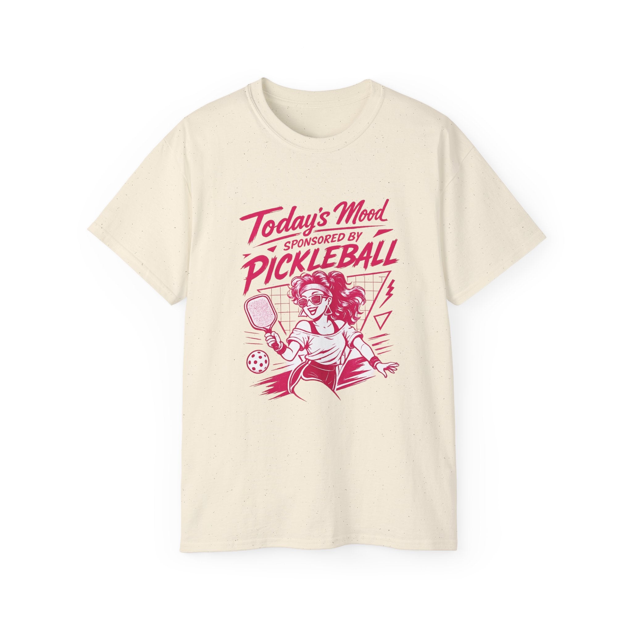 Pickleball Tee — "Today's Mood Sponsored by Pickleball" Retro Sports Shirt