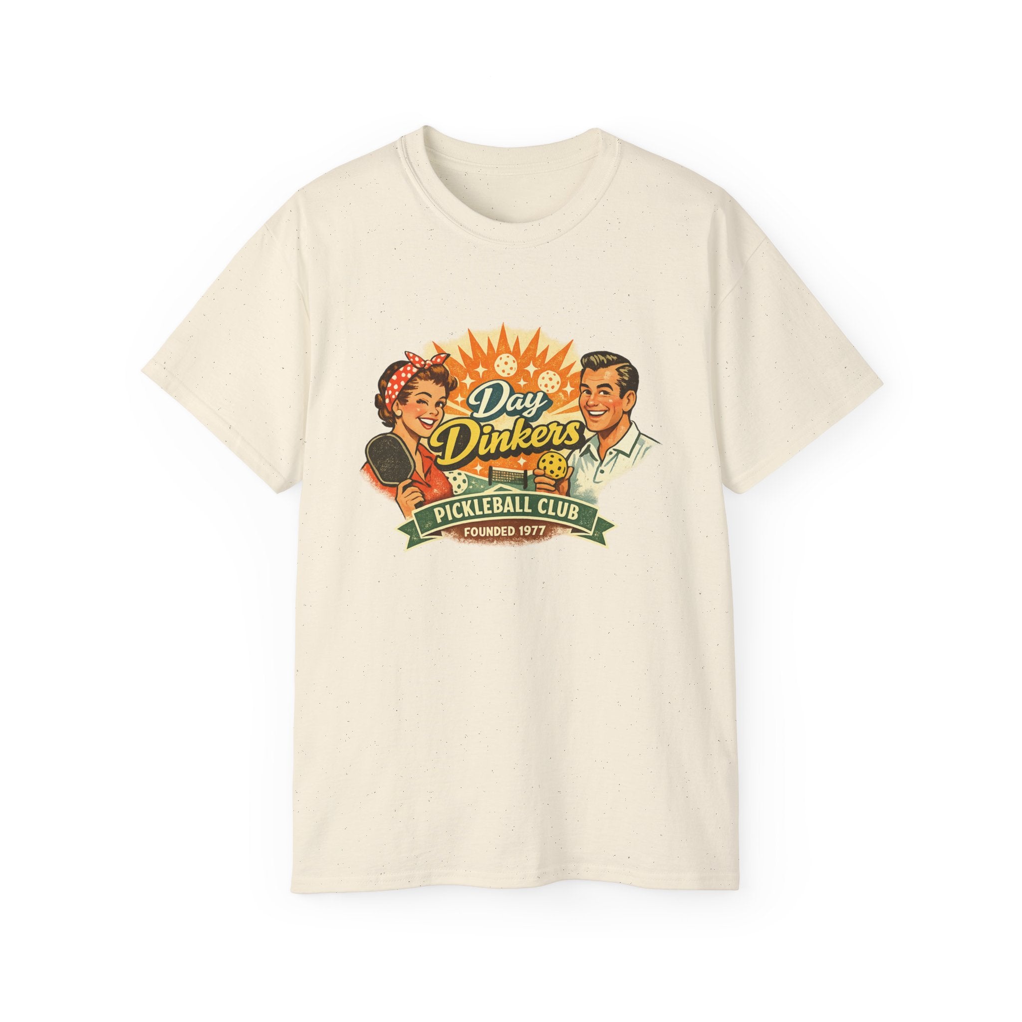 Day Drinkers Pickleball Club T-Shirt — Retro Pickleball Tee