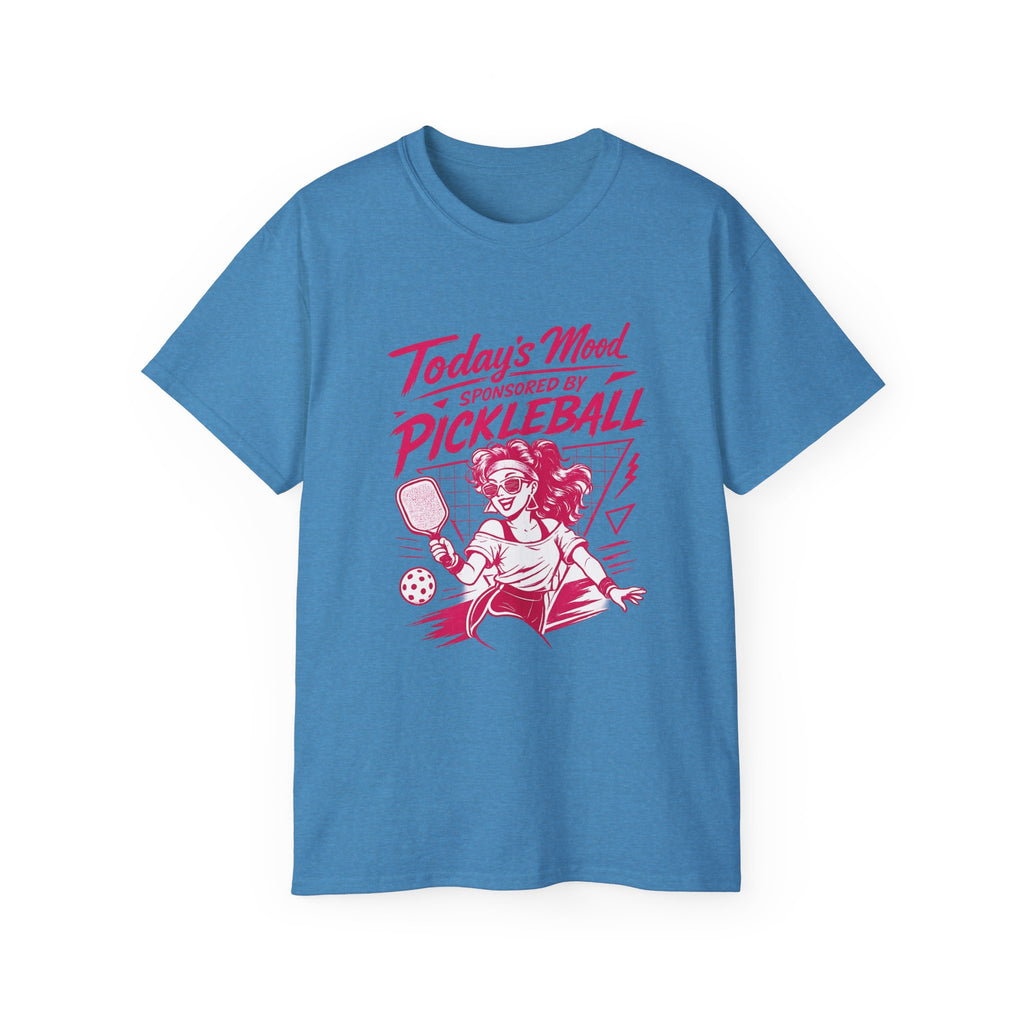 Pickleball Tee — "Today's Mood Sponsored by Pickleball" Retro Sports Shirt
