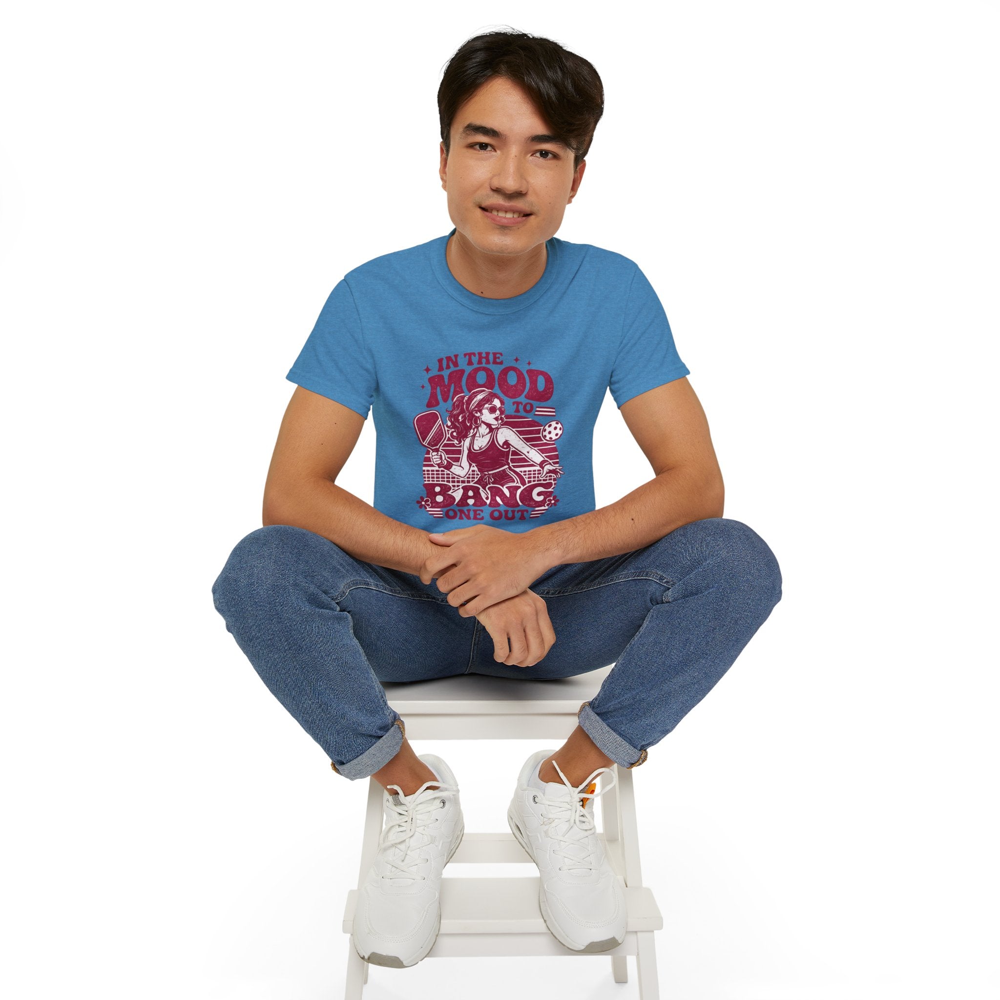 Pickleball Tee – "In the Mood to Bang One Out" Graphic Shirt