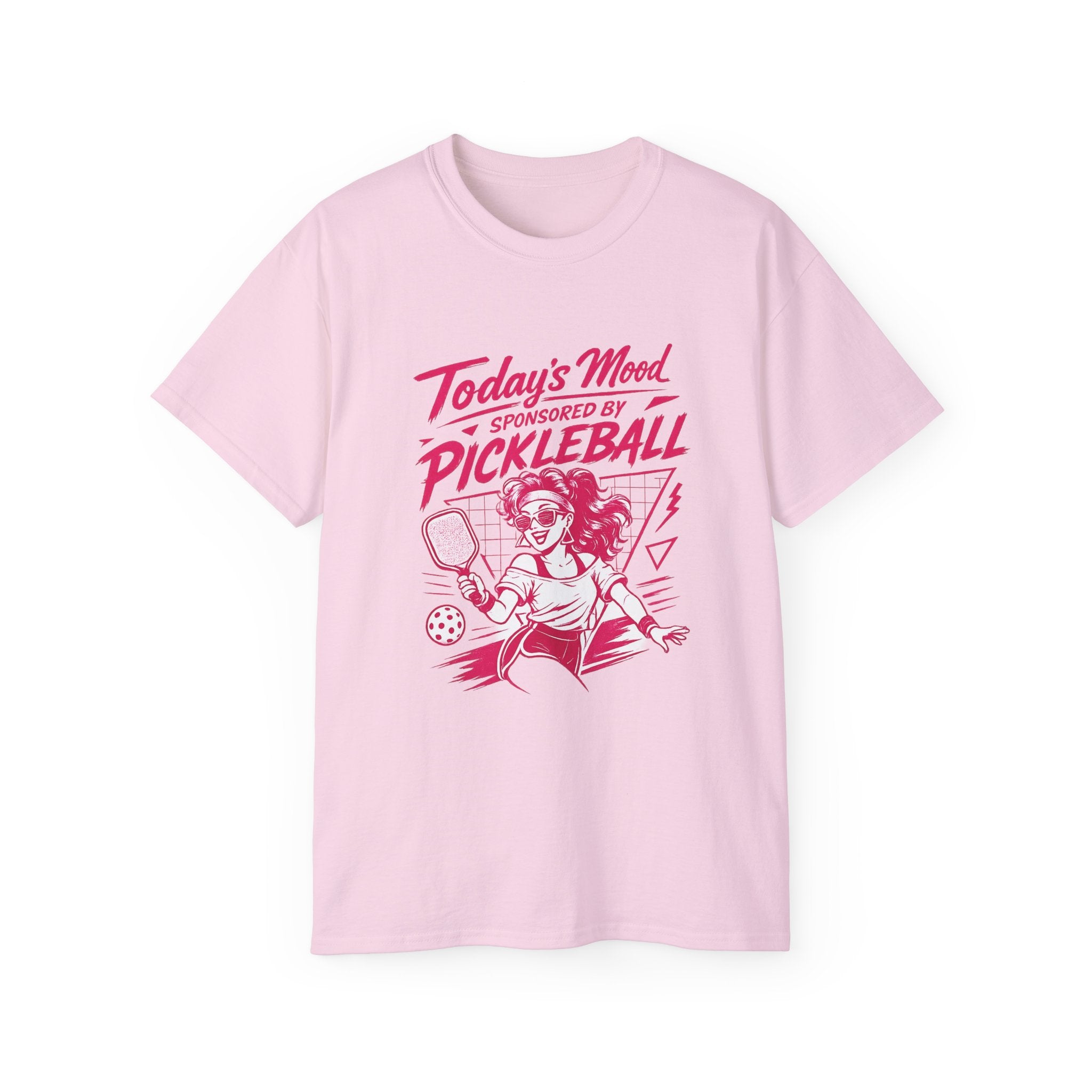 Pickleball Tee — "Today's Mood Sponsored by Pickleball" Retro Sports Shirt