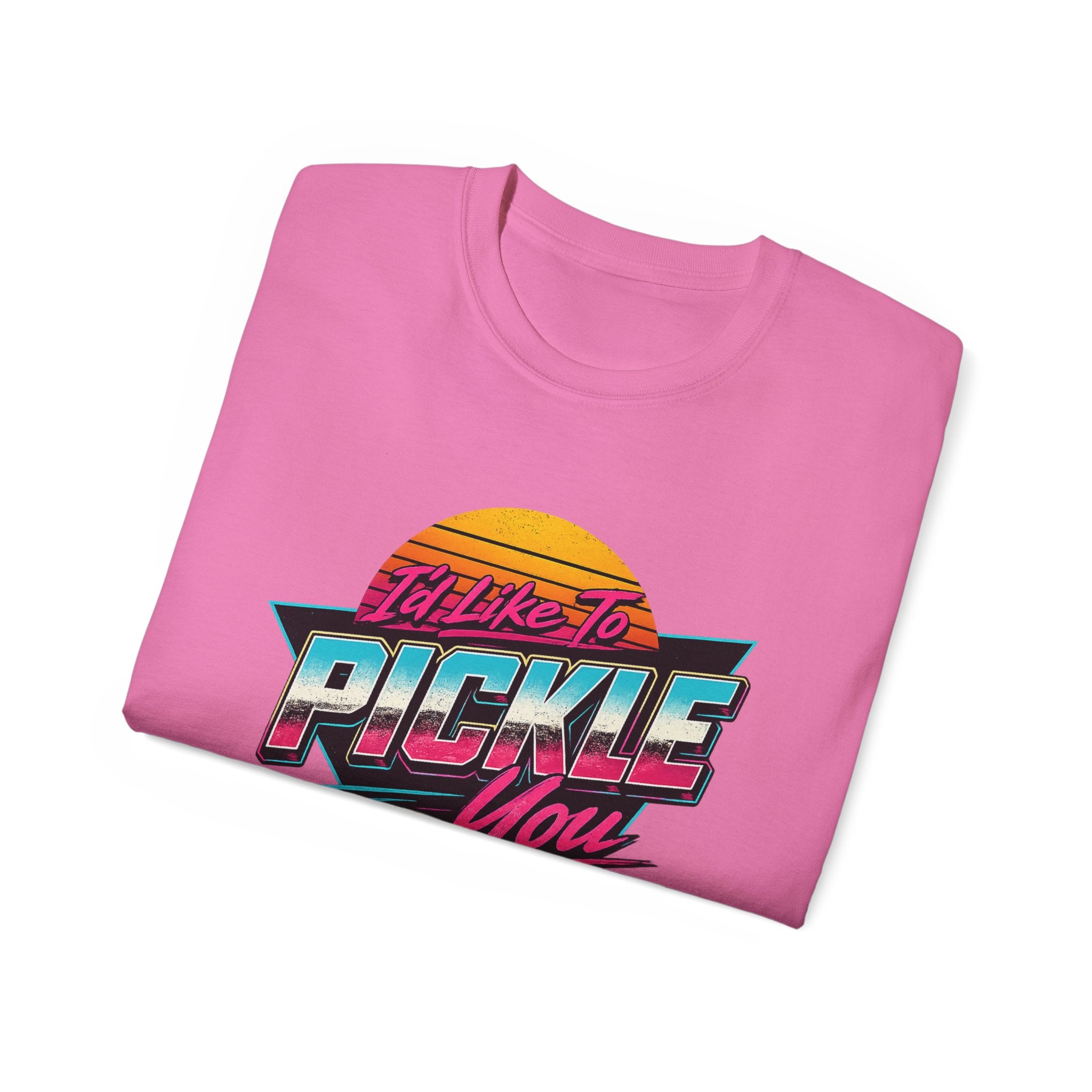 Retro 'I'll Like to Pickle You' Pickleball Tee