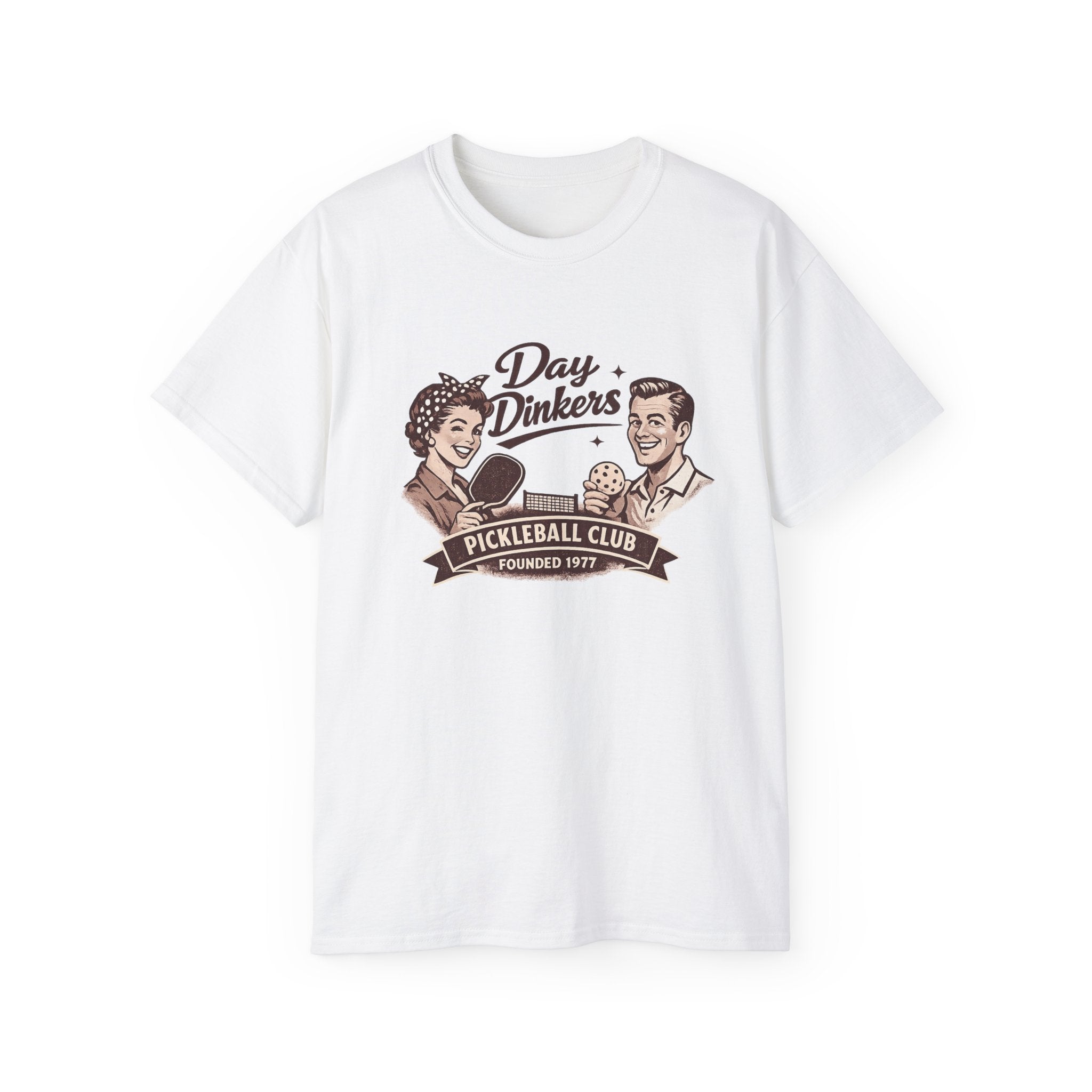 Day Drinkers Pickleball Club Tee – Vintage Pickleball Shirt